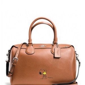 Coach Peanuts Snoopy Large Bennett Bag